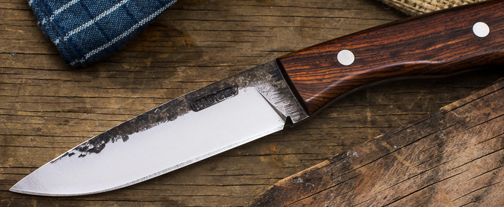 Lon Humphrey Custom Knives - Sterling - Cocobolo