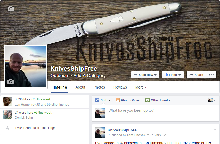 KnivesShipFree Facebook