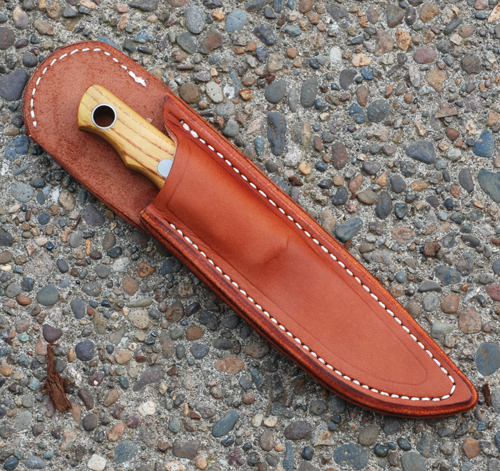 Wet-fitting knife sheath